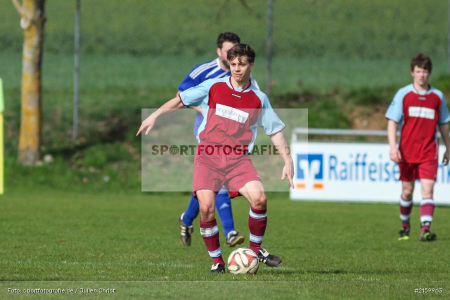 Dominik Hehrlein, 03.04.2016, Fussball, Kreisliga Würzburg, SC Schollbrunn, TSV Retzbach - Bild-ID: 2159963