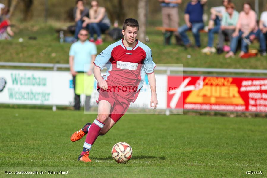 Tobias Hehrlein, 03.04.2016, Fussball, Kreisliga Würzburg, SC Schollbrunn, TSV Retzbach - Bild-ID: 2159968