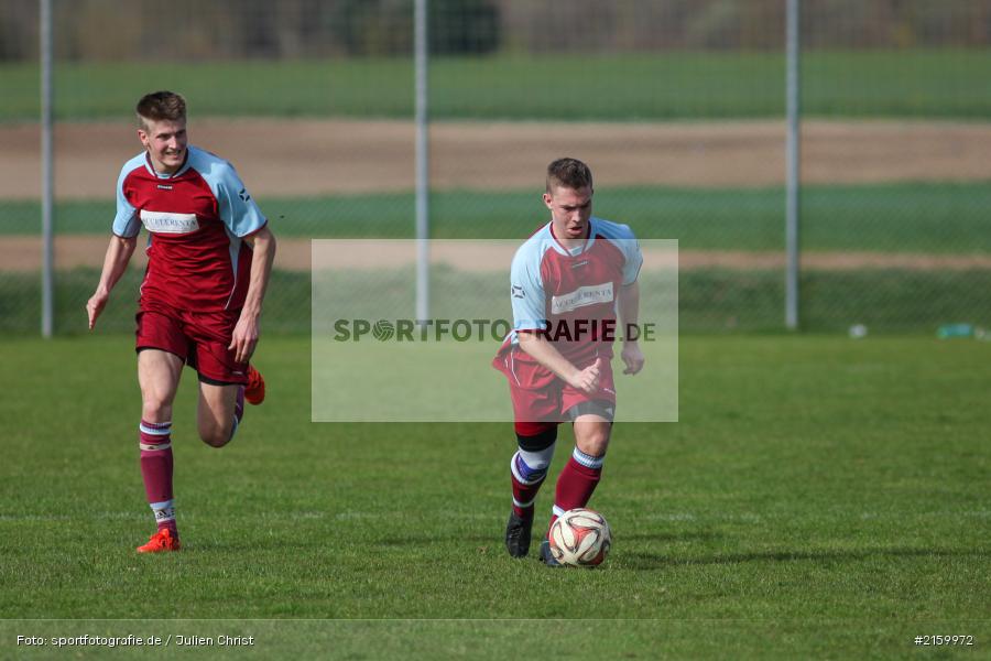 Lukas Gößwein, 03.04.2016, Fussball, Kreisliga Würzburg, SC Schollbrunn, TSV Retzbach - Bild-ID: 2159972