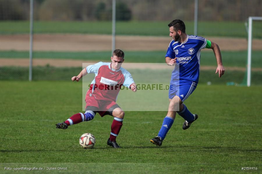 Marcel Boos, Lukas Gößwein, 03.04.2016, Fussball, Kreisliga Würzburg, SC Schollbrunn, TSV Retzbach - Bild-ID: 2159976
