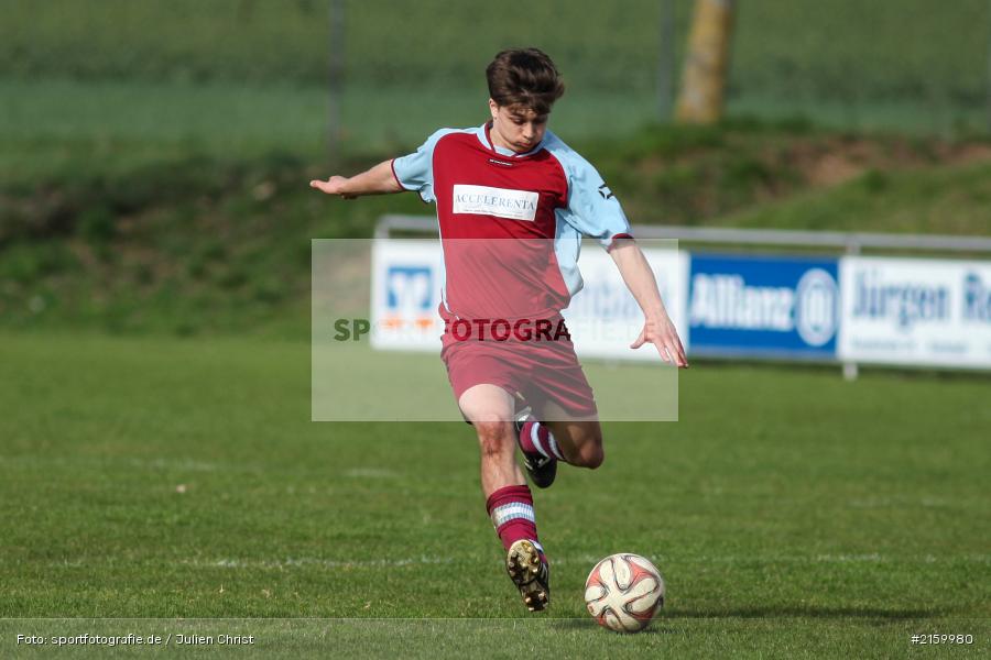 Dominik Hehrlein, 03.04.2016, Fussball, Kreisliga Würzburg, SC Schollbrunn, TSV Retzbach - Bild-ID: 2159980