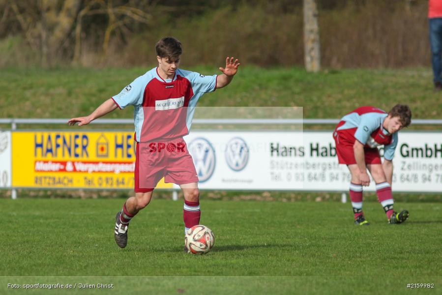 Dominik Hehrlein, 03.04.2016, Fussball, Kreisliga Würzburg, SC Schollbrunn, TSV Retzbach - Bild-ID: 2159982