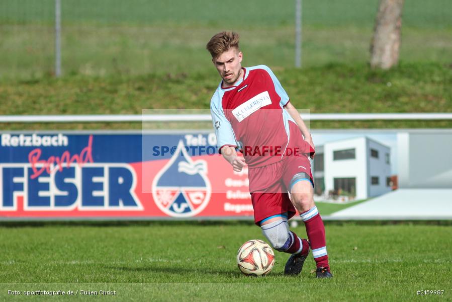 Philipp Gößwein, 03.04.2016, Fussball, Kreisliga Würzburg, SC Schollbrunn, TSV Retzbach - Bild-ID: 2159987