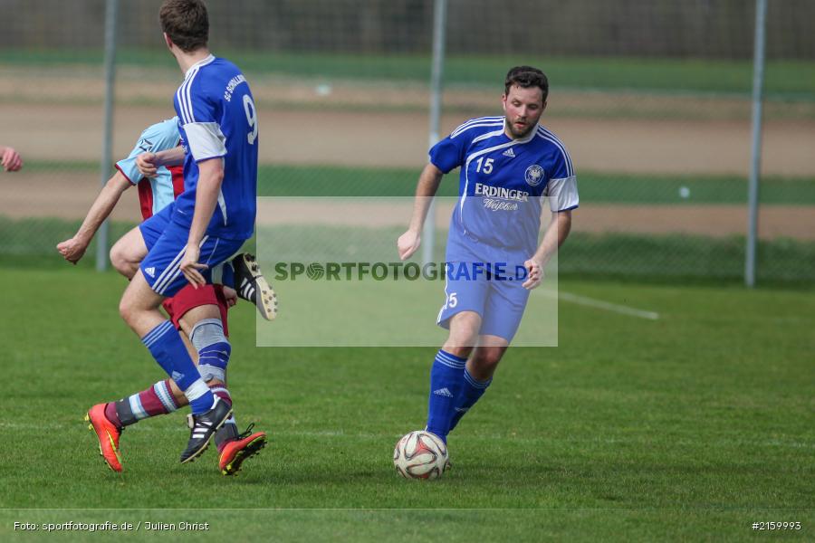 Mathias Ebert, 03.04.2016, Fussball, Kreisliga Würzburg, SC Schollbrunn, TSV Retzbach - Bild-ID: 2159993