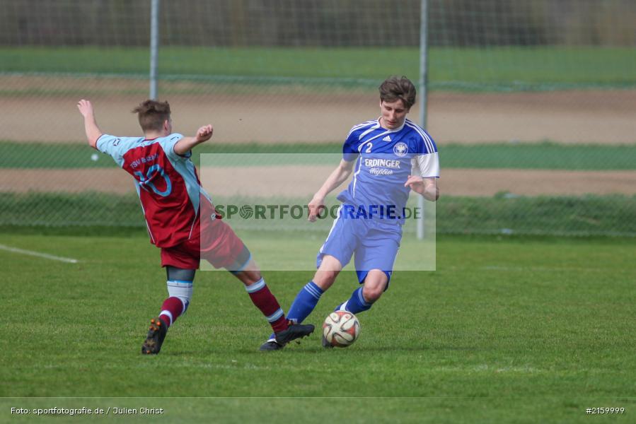 Nico Krämer, Philipp Gößwein, 03.04.2016, Fussball, Kreisliga Würzburg, SC Schollbrunn, TSV Retzbach - Bild-ID: 2159999