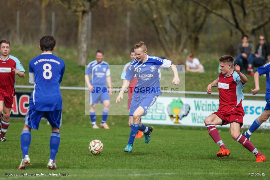 03.04.2016, Fussball, Kreisliga Würzburg, SC Schollbrunn, TSV Retzbach - Bild-ID: 2160012