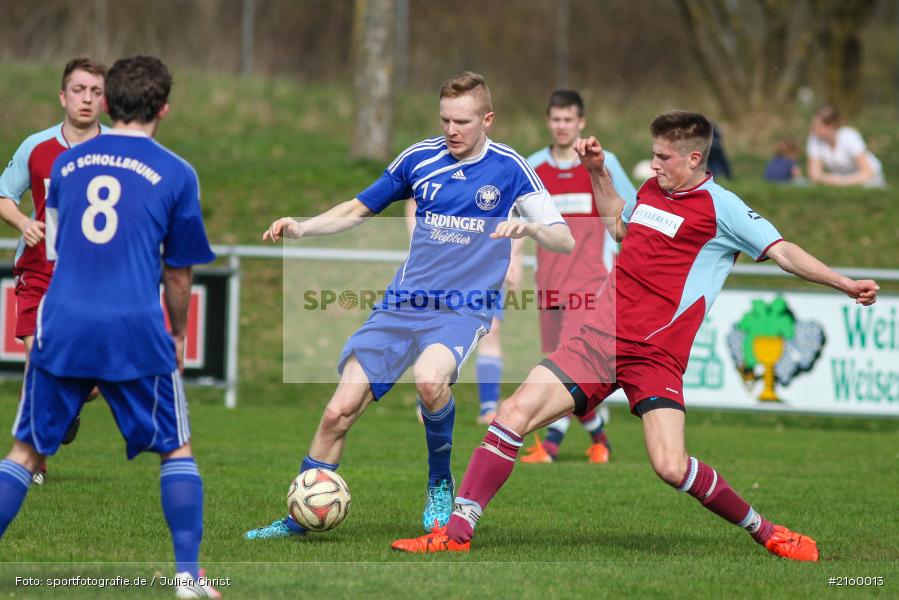 03.04.2016, Fussball, Kreisliga Würzburg, SC Schollbrunn, TSV Retzbach - Bild-ID: 2160013