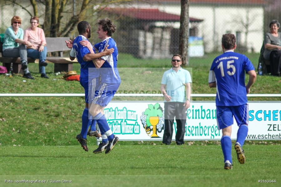 03.04.2016, Fussball, Kreisliga Würzburg, SC Schollbrunn, TSV Retzbach - Bild-ID: 2160044