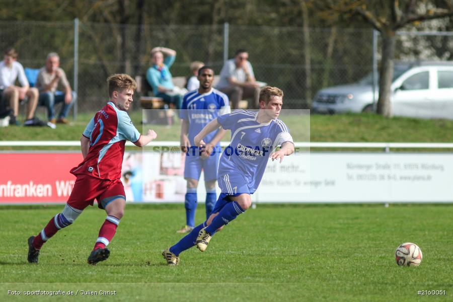 03.04.2016, Fussball, Kreisliga Würzburg, SC Schollbrunn, TSV Retzbach - Bild-ID: 2160051