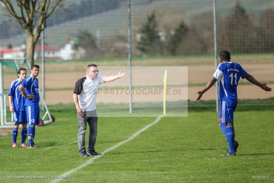 03.04.2016, Fussball, Kreisliga Würzburg, SC Schollbrunn, TSV Retzbach - Bild-ID: 2160073