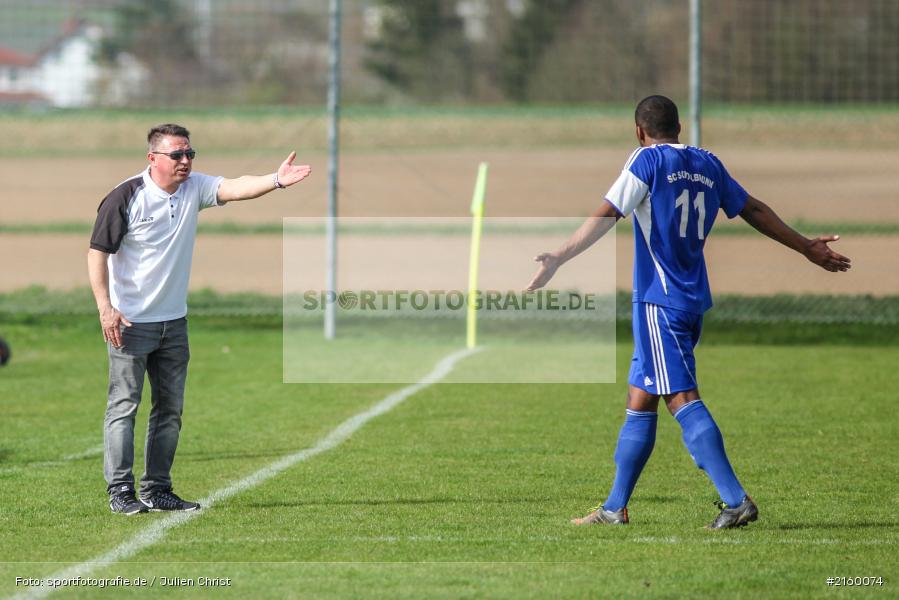 03.04.2016, Fussball, Kreisliga Würzburg, SC Schollbrunn, TSV Retzbach - Bild-ID: 2160074