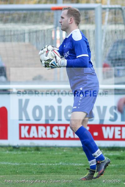Christoph Keller, Soccer, 08.04.2016, Würzburg, B-Klasse, Fussball, SV Bischbrunn II, FV Karlstadt II - Bild-ID: 2160156 Christoph Keller, Soccer, 08.04.2016, Würzburg, B-Klasse, Fussball, SV Bischbrunn II, FV Karlstadt II - Bild-ID: 2160156