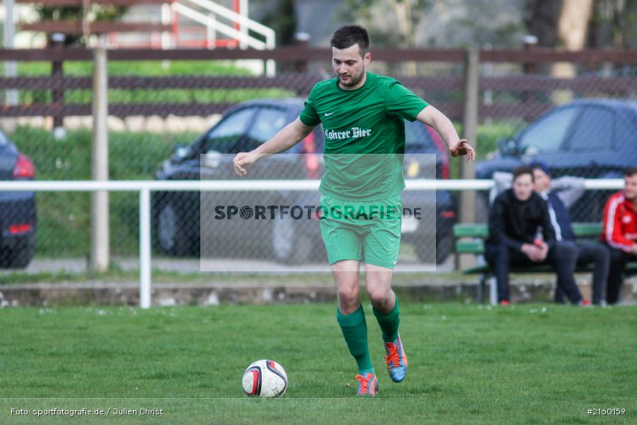 Sebastian Reiss, Soccer, 08.04.2016, Würzburg, B-Klasse, Fussball, SV Bischbrunn II, FV Karlstadt II - Bild-ID: 2160159 Sebastian Reiss, Soccer, 08.04.2016, Würzburg, B-Klasse, Fussball, SV Bischbrunn II, FV Karlstadt II - Bild-ID: 2160159