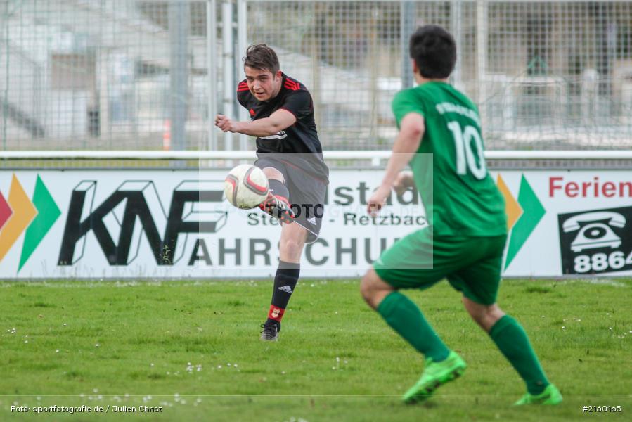 Lukas Albert, Soccer, 08.04.2016, Würzburg, B-Klasse, Fussball, SV Bischbrunn II, FV Karlstadt II - Bild-ID: 2160165 Lukas Albert, Soccer, 08.04.2016, Würzburg, B-Klasse, Fussball, SV Bischbrunn II, FV Karlstadt II - Bild-ID: 2160165