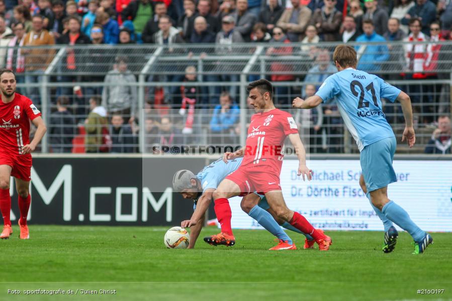 Klaus Gjasula, 09.04.2016, flyeralarm Arena, Würzburg, Fussball, 3. Liga, SV Stuttgarter Kickers, FC Würzburger Kickers - Bild-ID: 2160197 Klaus Gjasula, 09.04.2016, flyeralarm Arena, Würzburg, Fussball, 3. Liga, SV Stuttgarter Kickers, FC Würzburger Kickers - Bild-ID: 2160197