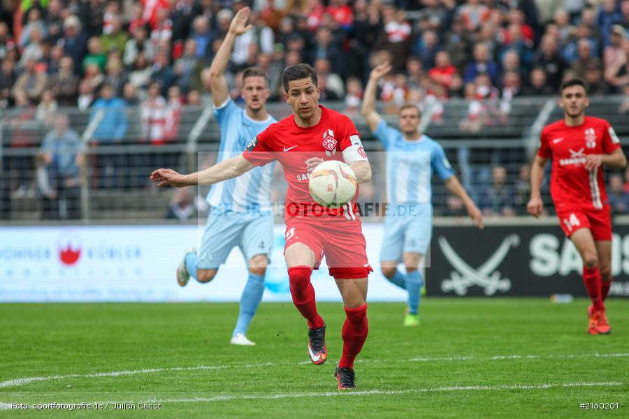 Amir Shapourzadeh, 09.04.2016, flyeralarm Arena, Würzburg, Fussball, 3. Liga, SV Stuttgarter Kickers, FC Würzburger Kickers - Bild-ID: 2160201 Amir Shapourzadeh, 09.04.2016, flyeralarm Arena, Würzburg, Fussball, 3. Liga, SV Stuttgarter Kickers, FC Würzburger Kickers - Bild-ID: 2160201