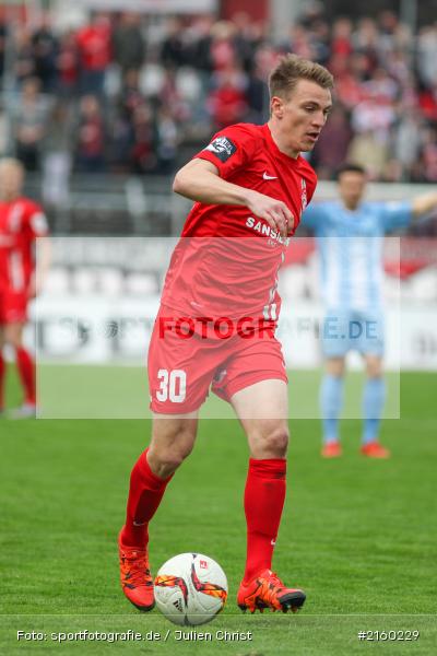 Emanuel Taffertshofer, 09.04.2016, flyeralarm Arena, Würzburg, Fussball, 3. Liga, SV Stuttgarter Kickers, FC Würzburger Kickers - Bild-ID: 2160229