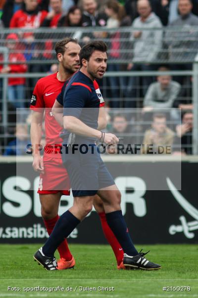 Johann Pfeifer, 09.04.2016, flyeralarm Arena, Würzburg, Fussball, 3. Liga, SV Stuttgarter Kickers, FC Würzburger Kickers - Bild-ID: 2160278