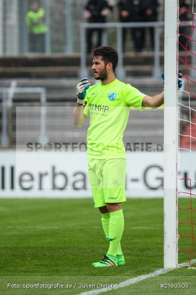 Korbinian Müller, 09.04.2016, flyeralarm Arena, Würzburg, Fussball, 3. Liga, SV Stuttgarter Kickers, FC Würzburger Kickers - Bild-ID: 2160303