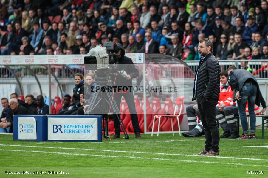 Bernd Hollerbach, 09.04.2016, flyeralarm Arena, Würzburg, Fussball, 3. Liga, SV Stuttgarter Kickers, FC Würzburger Kickers - Bild-ID: 2160308