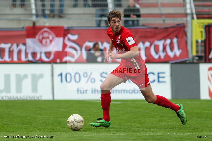 Dominik Nothnagel, 09.04.2016, flyeralarm Arena, Würzburg, Fussball, 3. Liga, SV Stuttgarter Kickers, FC Würzburger Kickers - Bild-ID: 2160311