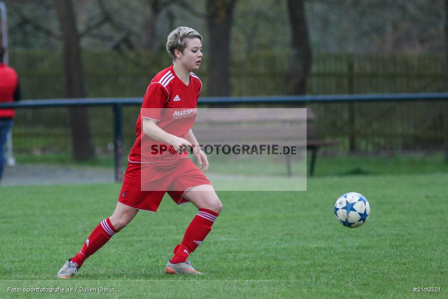 Delia Brandenstein, Karsbach, 09.04.2016, Frauen, Landesliga Nord, SV Reitsch, FC Karsbach - Bild-ID: 2160321