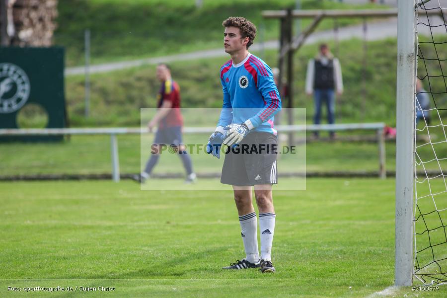 Philipp Fischer, 10.04.2016, Kreisklasse Würzburg, Derby, Fussball, BSC Aura, DJK Fellen - Bild-ID: 2160379