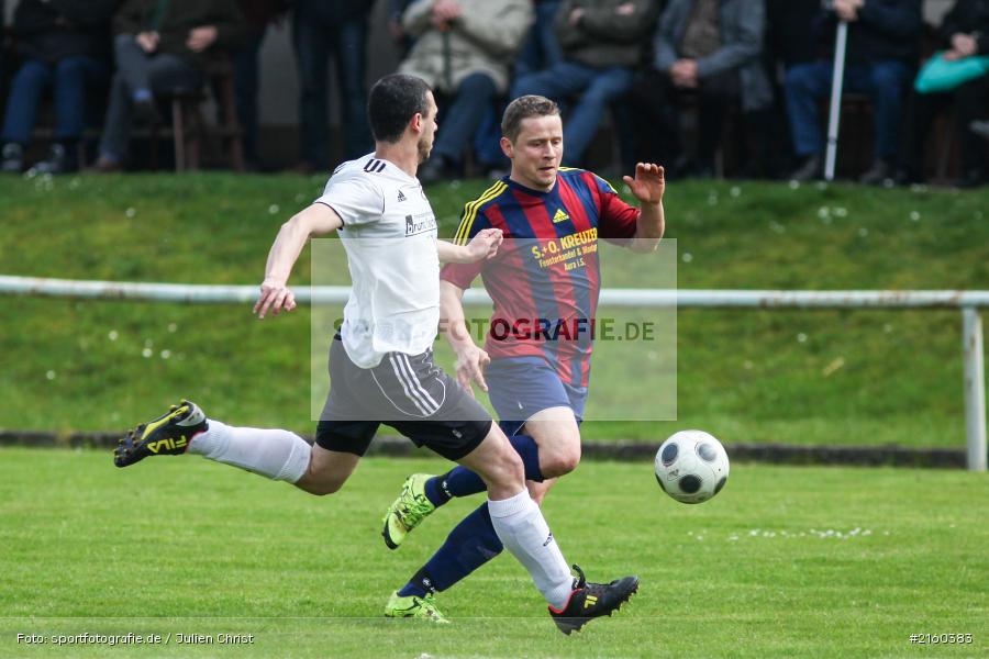 Tobias Pfeifroth, Stefan Remlein, 10.04.2016, Kreisklasse Würzburg, Derby, Fussball, BSC Aura, DJK Fellen - Bild-ID: 2160383 Tobias Pfeifroth, Stefan Remlein, 10.04.2016, Kreisklasse Würzburg, Derby, Fussball, BSC Aura, DJK Fellen - Bild-ID: 2160383