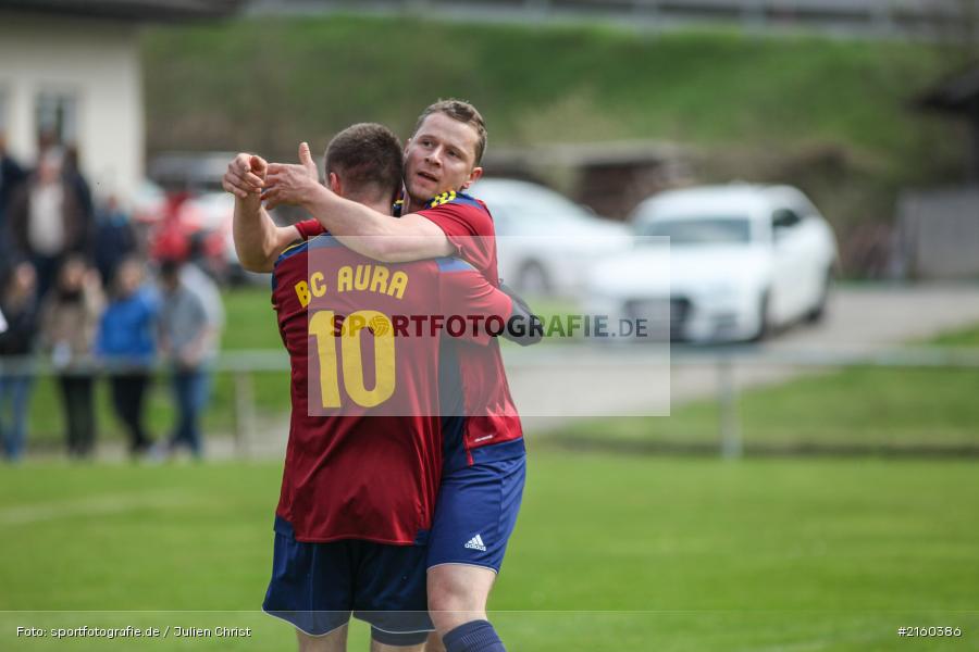 David Pahls, Stefan Remlein, 10.04.2016, Kreisklasse Würzburg, Derby, Fussball, BSC Aura, DJK Fellen - Bild-ID: 2160386 David Pahls, Stefan Remlein, 10.04.2016, Kreisklasse Würzburg, Derby, Fussball, BSC Aura, DJK Fellen - Bild-ID: 2160386