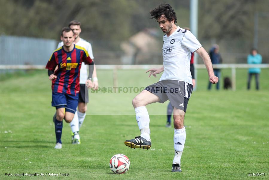 Claus Engel, 10.04.2016, Kreisklasse Würzburg, Derby, Fussball, BSC Aura, DJK Fellen - Bild-ID: 2160391