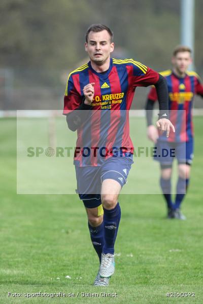 David Pahls, 10.04.2016, Kreisklasse Würzburg, Derby, Fussball, BSC Aura, DJK Fellen - Bild-ID: 2160392