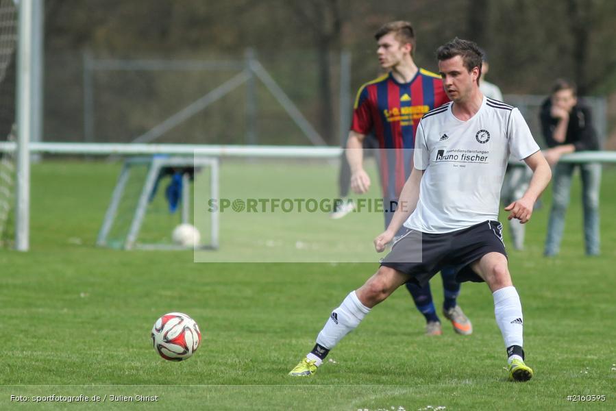 Johannes Fischer, 10.04.2016, Kreisklasse Würzburg, Derby, Fussball, BSC Aura, DJK Fellen - Bild-ID: 2160395