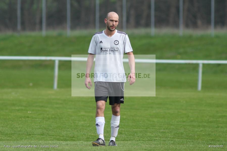 Fabian Diener, 10.04.2016, Kreisklasse Würzburg, Derby, Fussball, BSC Aura, DJK Fellen - Bild-ID: 2160399