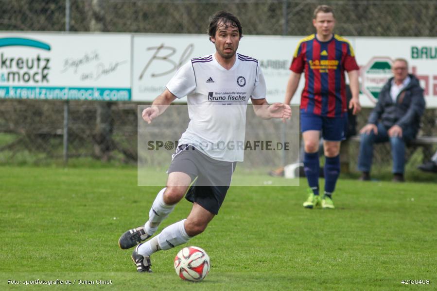 Claus Engel, 10.04.2016, Kreisklasse Würzburg, Derby, Fussball, BSC Aura, DJK Fellen - Bild-ID: 2160408