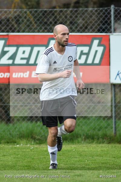 Fabian Diener, 10.04.2016, Kreisklasse Würzburg, Derby, Fussball, BSC Aura, DJK Fellen - Bild-ID: 2160414