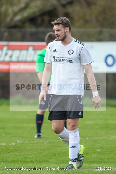 Adrian Pfeifroth, 10.04.2016, Kreisklasse Würzburg, Derby, Fussball, BSC Aura, DJK Fellen - Bild-ID: 2160423