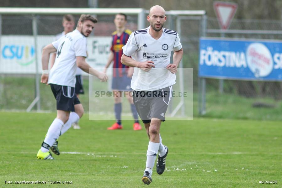 Fabian Diener, 10.04.2016, Kreisklasse Würzburg, Derby, Fussball, BSC Aura, DJK Fellen - Bild-ID: 2160428