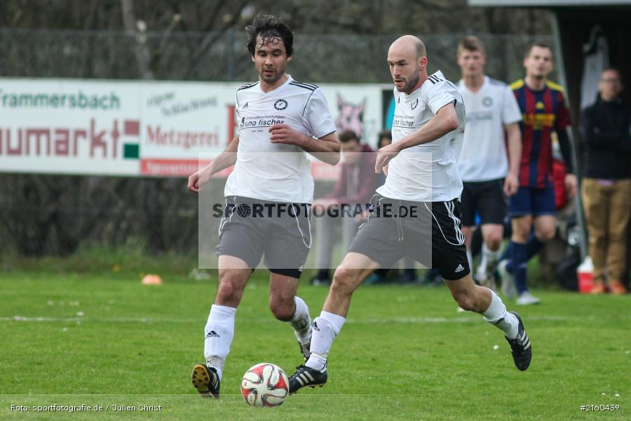 Fabian Diener, 10.04.2016, Kreisklasse Würzburg, Derby, Fussball, BSC Aura, DJK Fellen - Bild-ID: 2160439