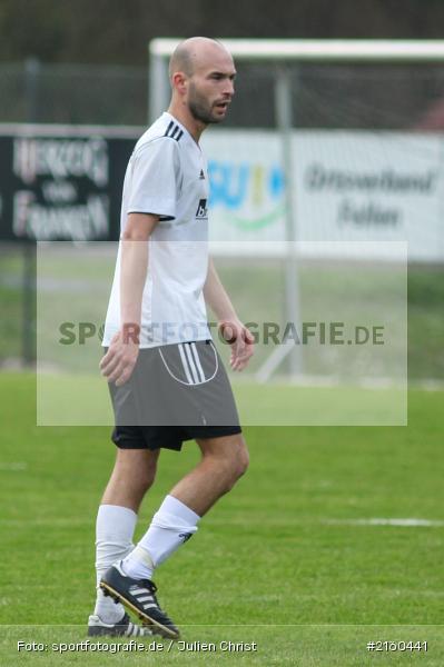 Fabian Diener, 10.04.2016, Kreisklasse Würzburg, Derby, Fussball, BSC Aura, DJK Fellen - Bild-ID: 2160441