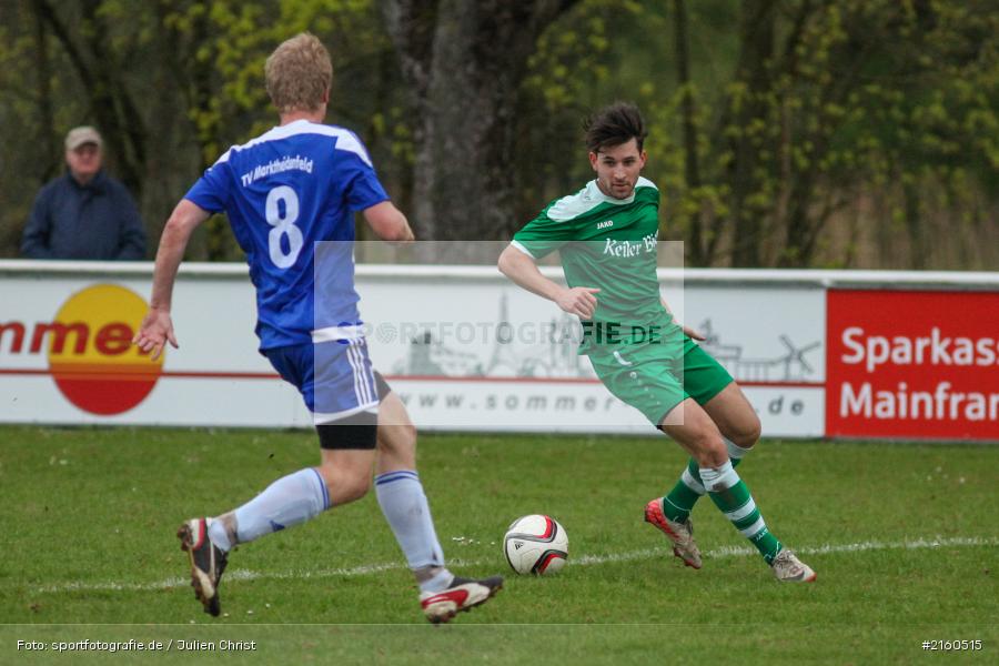 Lorenz Liebler, Michael Endres, 13.04.2016, Würzburg, Kreisliga, TV Marktheidenfeld, FV Karlstadt - Bild-ID: 2160515 Lorenz Liebler, Michael Endres, 13.04.2016, Würzburg, Kreisliga, TV Marktheidenfeld, FV Karlstadt - Bild-ID: 2160515
