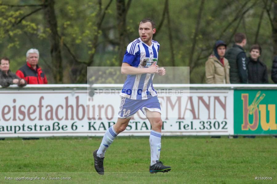 Dominik Broll, 13.04.2016, Würzburg, Kreisliga, TV Marktheidenfeld, FV Karlstadt - Bild-ID: 2160516 Dominik Broll, 13.04.2016, Würzburg, Kreisliga, TV Marktheidenfeld, FV Karlstadt - Bild-ID: 2160516