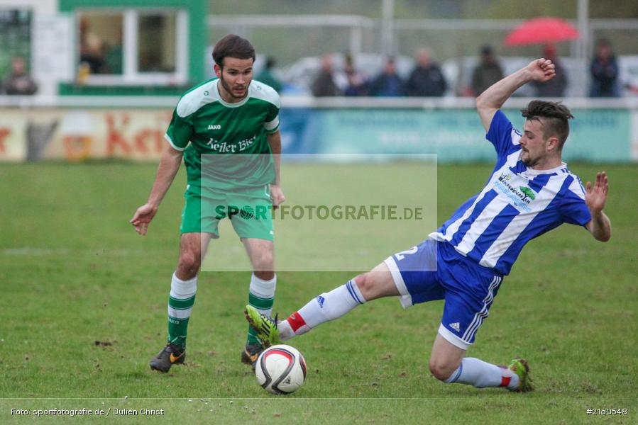 Patrick Mueller, William Vielwerth, 13.04.2016, Würzburg, Kreisliga, TV Marktheidenfeld, FV Karlstadt - Bild-ID: 2160548 Patrick Mueller, William Vielwerth, 13.04.2016, Würzburg, Kreisliga, TV Marktheidenfeld, FV Karlstadt - Bild-ID: 2160548