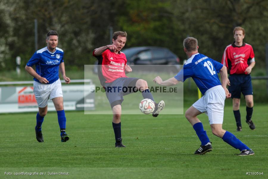 Christian Seubert, 15.04.2016, Retzbach, A-Klasse Würzburg Gr. 6, Fussball, SG Margetshöchheim II, TSV Retzbach II - Bild-ID: 2160564