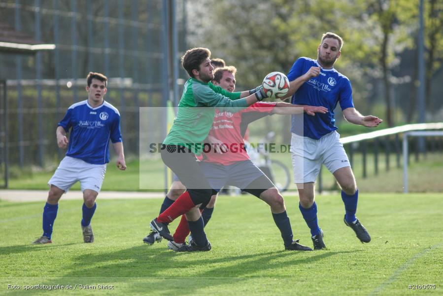Maximilian Müller, Patrick Dengel, 15.04.2016, Retzbach, A-Klasse Würzburg Gr. 6, Fussball, SG Margetshöchheim II, TSV Retzbach II - Bild-ID: 2160575
