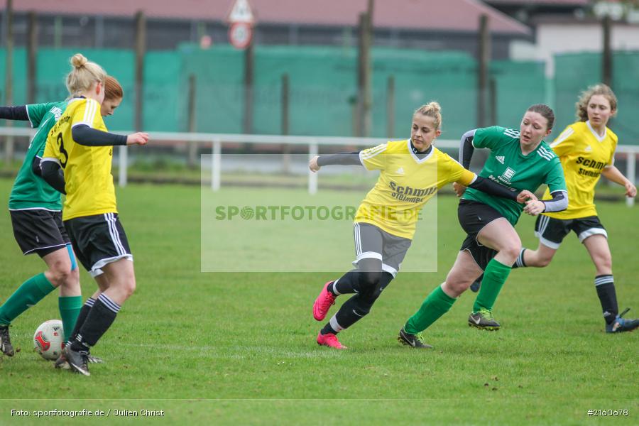 Lisa Steinbach, 17.04.2016, Kreisliga 01 Frauen, Damen, Fussball, SG Schimborn, FV Karlstadt - Bild-ID: 2160678