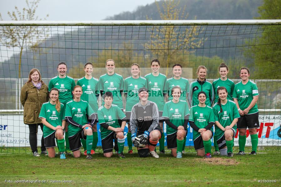 Mannschaftsfoto, 17.04.2016, Kreisliga 01 Frauen, Damen, Fussball, SG Schimborn, FV Karlstadt - Bild-ID: 2160694 Mannschaftsfoto, 17.04.2016, Kreisliga 01 Frauen, Damen, Fussball, SG Schimborn, FV Karlstadt - Bild-ID: 2160694
