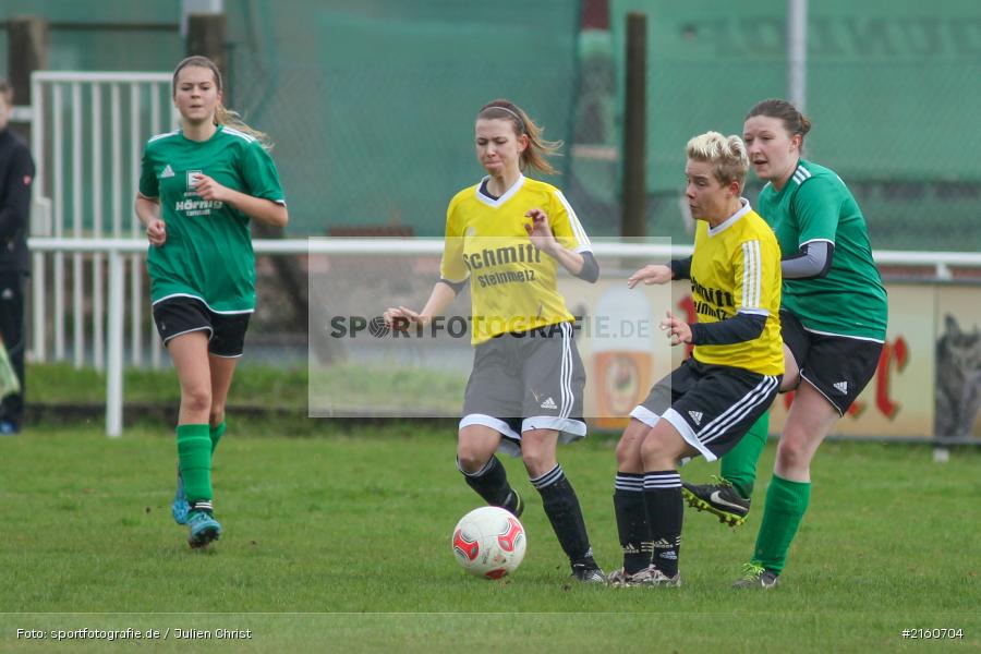 17.04.2016, Kreisliga 01 Frauen, Damen, Fussball, SG Schimborn, FV Karlstadt - Bild-ID: 2160704