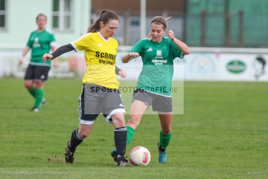 17.04.2016, Kreisliga 01 Frauen, Damen, Fussball, SG Schimborn, FV Karlstadt - Bild-ID: 2160717
