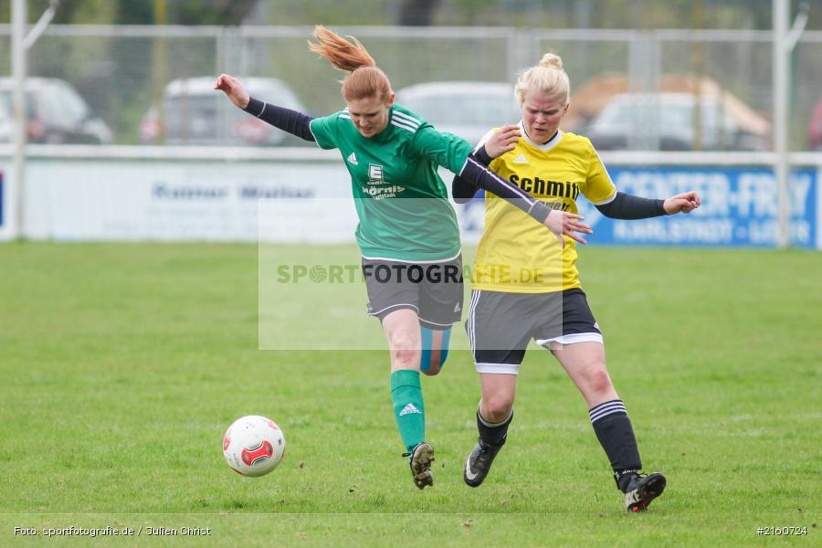 Pia Gehrsitz, 17.04.2016, Kreisliga 01 Frauen, Damen, Fussball, SG Schimborn, FV Karlstadt - Bild-ID: 2160724