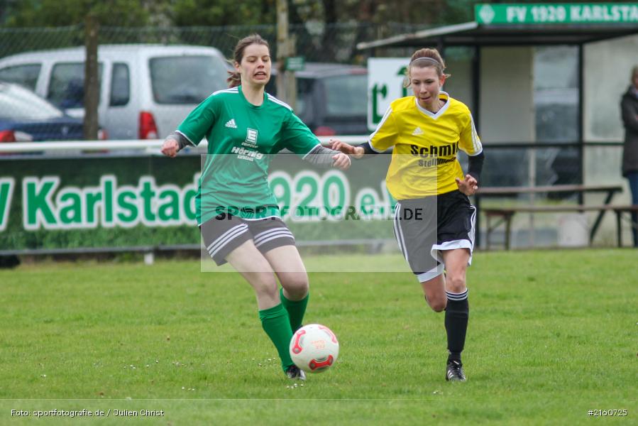 17.04.2016, Kreisliga 01 Frauen, Damen, Fussball, SG Schimborn, FV Karlstadt - Bild-ID: 2160725 17.04.2016, Kreisliga 01 Frauen, Damen, Fussball, SG Schimborn, FV Karlstadt - Bild-ID: 2160725